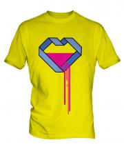 Bleeding Heart Mens T-Shirt