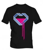 Bleeding Heart Mens T-Shirt