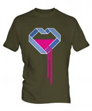 Bleeding Heart Mens T-Shirt