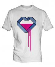 Bleeding Heart Mens T-Shirt