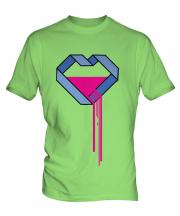 Bleeding Heart Mens T-Shirt