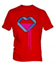 Bleeding Heart Mens T-Shirt