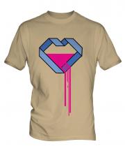 Bleeding Heart Mens T-Shirt