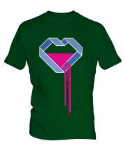 Bleeding Heart Mens T-Shirt