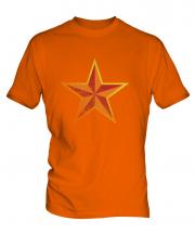 Faded Communist Star Mens T-Shirt