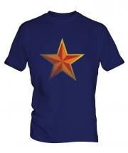Faded Communist Star Mens T-Shirt