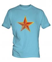 Faded Communist Star Mens T-Shirt