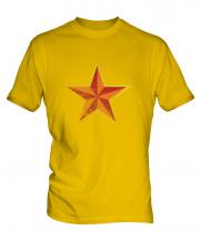 Faded Communist Star Mens T-Shirt