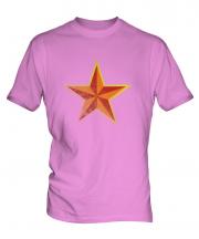 Faded Communist Star Mens T-Shirt