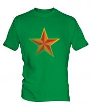 Faded Communist Star Mens T-Shirt