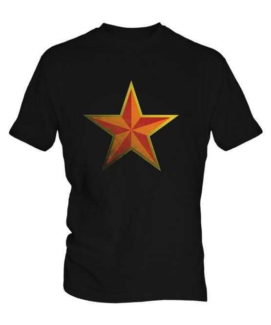 Faded Communist Star Mens T-Shirt