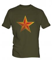 Faded Communist Star Mens T-Shirt