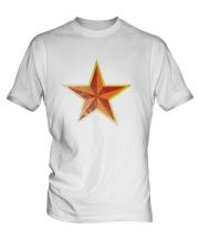 Faded Communist Star Mens T-Shirt