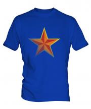 Faded Communist Star Mens T-Shirt