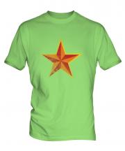 Faded Communist Star Mens T-Shirt