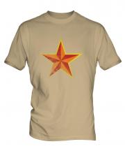 Faded Communist Star Mens T-Shirt