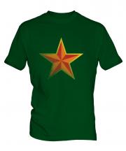 Faded Communist Star Mens T-Shirt