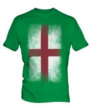 England St George Faded Flag Mens T-Shirt