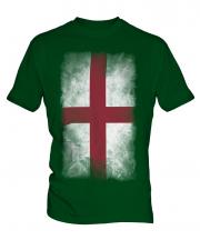 England St George Faded Flag Mens T-Shirt