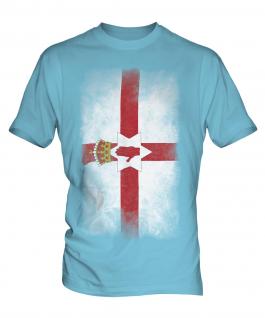 Northern Ireland Faded Flag Mens T-Shirt