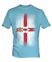 Northern Ireland Faded Flag Mens T-Shirt