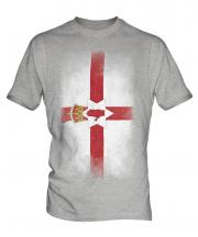 Northern Ireland Faded Flag Mens T-Shirt