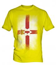 Northern Ireland Faded Flag Mens T-Shirt