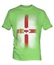 Northern Ireland Faded Flag Mens T-Shirt