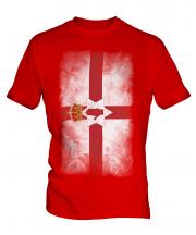 Northern Ireland Faded Flag Mens T-Shirt