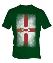 Northern Ireland Faded Flag Mens T-Shirt