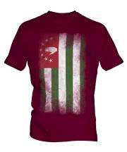 Abkhazia Faded Flag Mens T-Shirt