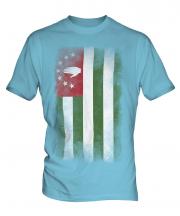 Abkhazia Faded Flag Mens T-Shirt