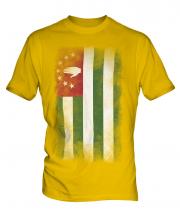 Abkhazia Faded Flag Mens T-Shirt