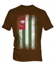 Abkhazia Faded Flag Mens T-Shirt