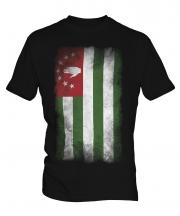Abkhazia Faded Flag Mens T-Shirt