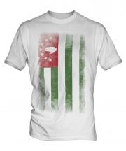 Abkhazia Faded Flag Mens T-Shirt