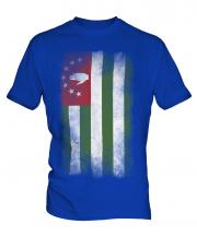 Abkhazia Faded Flag Mens T-Shirt
