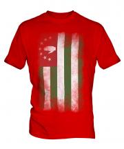 Abkhazia Faded Flag Mens T-Shirt