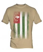Abkhazia Faded Flag Mens T-Shirt