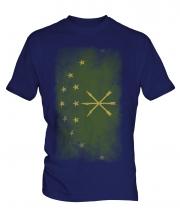 Adygea Faded Flag Mens T-Shirt
