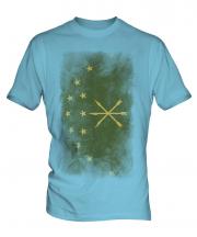 Adygea Faded Flag Mens T-Shirt
