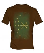 Adygea Faded Flag Mens T-Shirt