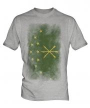Adygea Faded Flag Mens T-Shirt