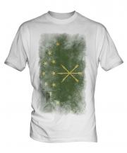 Adygea Faded Flag Mens T-Shirt