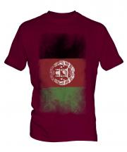 Afghanistan Faded Flag Mens T-Shirt