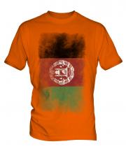 Afghanistan Faded Flag Mens T-Shirt