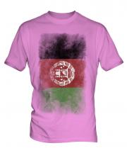 Afghanistan Faded Flag Mens T-Shirt