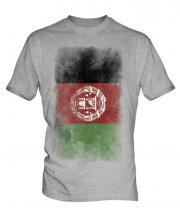 Afghanistan Faded Flag Mens T-Shirt