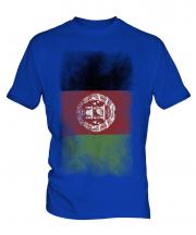Afghanistan Faded Flag Mens T-Shirt