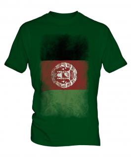 Afghanistan Faded Flag Mens T-Shirt